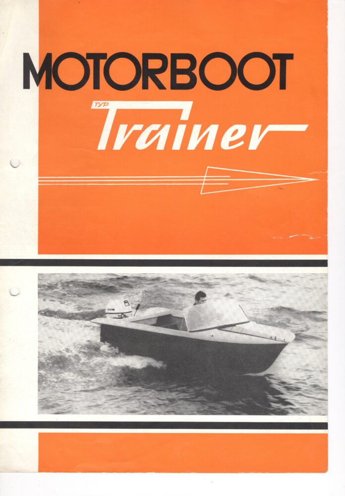Motorboot Trainer - VEB Holzbearbeitungswerke - Werk III Bootswerft Postelwitz - 1969_Seite_001